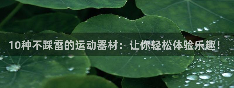 zoty中欧体育官网下载娱乐：10种不踩雷的运动器材：让你轻